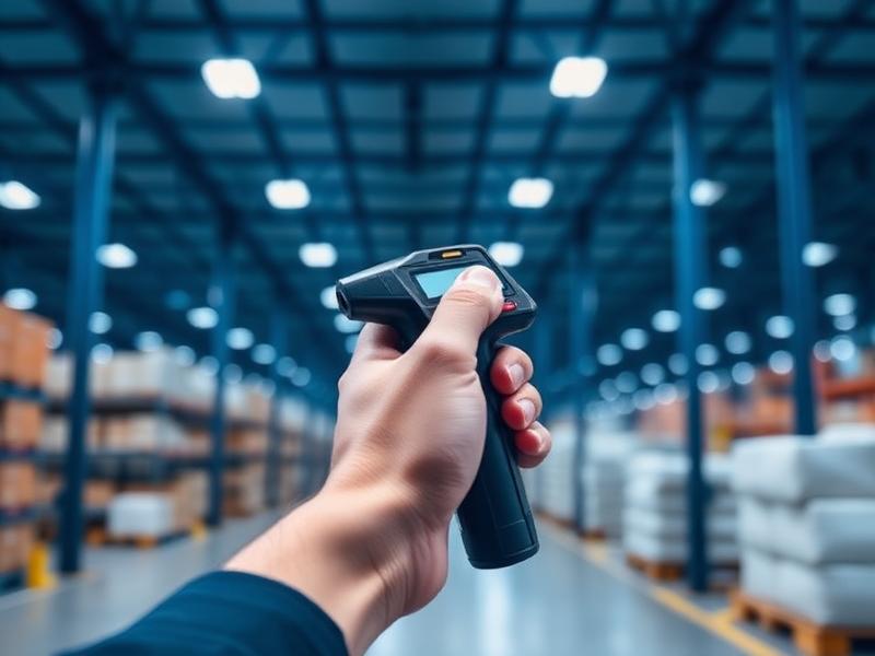 Leitura RFID em armazém